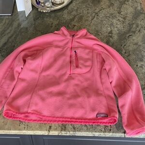Vineyard Vines Women's Pink Fleece Pullover